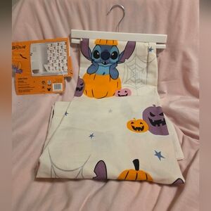 Disney Stitch Halloween Shower Curtain - Cream, Purple, Orange